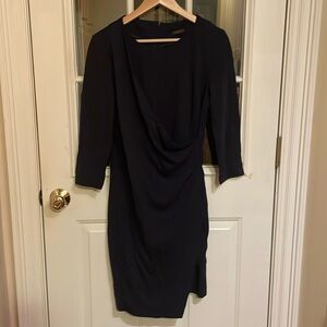 Peserico size 46 dress navy blue
